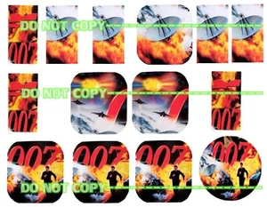 GOLDEN EYE PINBALL TARGET BODY ARMOUR DECALS -NEW MATERIAL - Picture 1 of 2