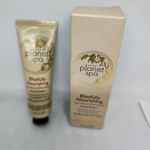 Crema de manos Avon Planet Spa felizmente nutritiva con manteca de karité en caja - Imagen 1 de 11