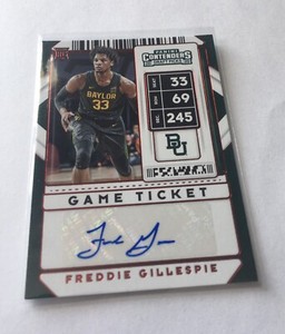 FREDDIE GILLESPIE 2020 Panini Contenders Red Draft Picks #101 Auto Rookie Card 