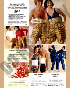 Sears 1970s Catalog Page Featuring Exercise Air Jeans Promo Ad 8x10 Photo - Picture 1 of 1