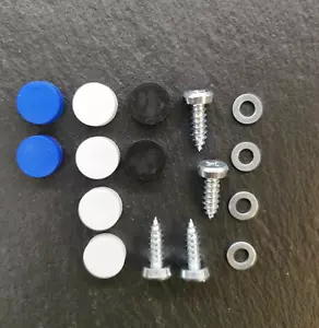 Kennzeichenschrauben Schrauben Autokennzeichen 5,5 X 16 mm Set 16 Teilig - Bild 1 von 5