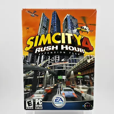 SimCity 4: Rush Hour, 2003, Small Box, New & Sealed - Image 1 of 4