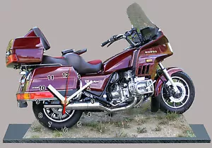 MOTO HONDA GOLDWING 1200 1983-07 , Reloj en modela miniatura - Picture 1 of 1