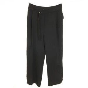 Pantalones de vestir City Chic a rayas talla 16 bolsillos laterales con cinturón negros nuevos con etiquetas B9 - Imagen 1 de 2