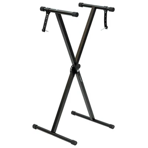 Portable Heavy Duty X Frame Folding Adjustable Keyboard Stand Piano With Straps - Picture 1 of 12
