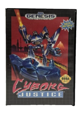 Cyborg Justice (Sega Genesis, 1993) PRE OWNED NO MANUAL - Image 1 of 4