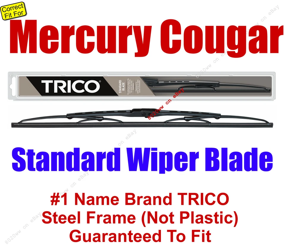 Wiper Blade Standard Grade - fits 1990-1997 Mercury Cougar (Qty 1) - 30221 - Image 1 of 1