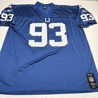 Camiseta deportiva para hombre 2XL de los Indianapolis Colts Dwight Freeney #93 Reebok NFL Foto 1 de 4