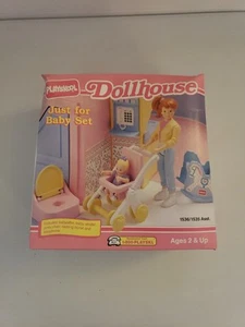 Playskool Dollhouse Just For Baby Set Baby Girl Teenage Babysitter New Box - Picture 1 of 13