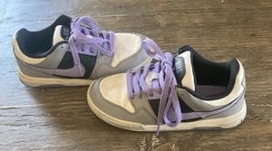 Nike Mogan Kids Low Shoes Size 3.5 Purple & Gray 442453-050 In Great Condition! - Picture 1 of 5