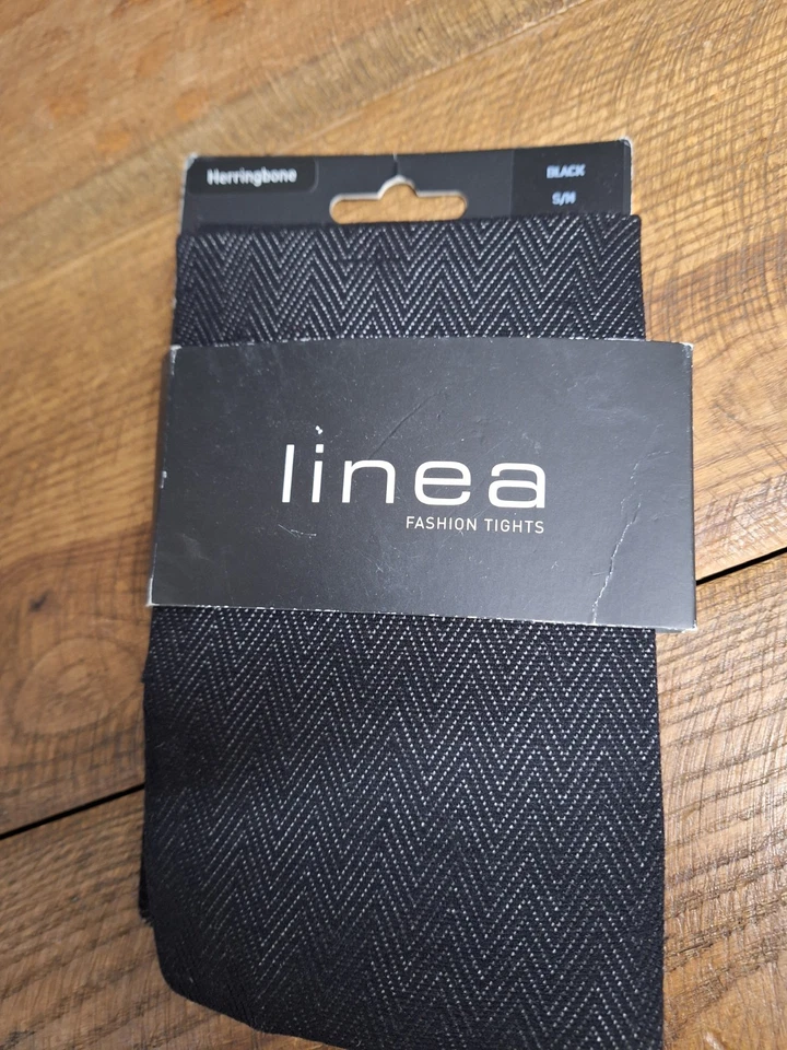 Medias Linea pequeñas/medianas negras espiga moda Foto 1 de 1