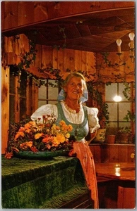 c1960s STOWE, Vermont Postcard "Baroness Von Trapp in Loving Room" Unused - Picture 1 of 2