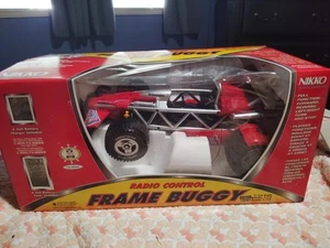 Nikko FRAME BUGGY HIGH OCTANE Red 1/14 1987 RC Car + Remote N I Box New - Picture 1 of 17