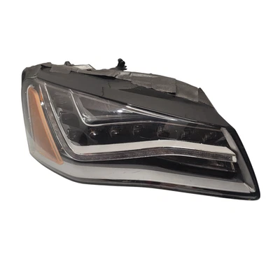 11-14 AUDI A8 S8 A8L QUATTRO RIGHT XENON LED HEADLIGHT HEADLAMP DAMAGED Foto 1 de 4