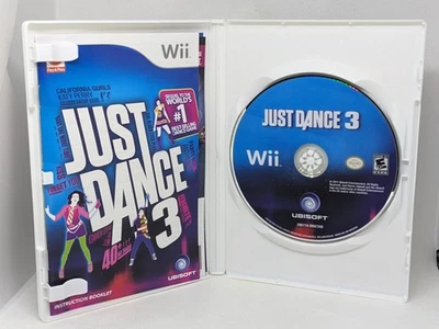 Just Dance 3 [Target Edition] (Nintendo Wii, 2011) w/ Manual Complete Tested CIB - Image 1 of 3