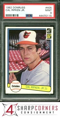 Donruss #405 1982 Cal Ripken Jr. RC Orioles Hof PSA 9 Foto 1 de 4