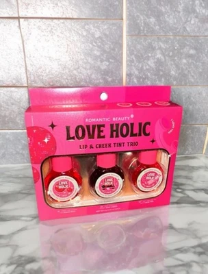 Love Holic Lip & Cheek Tint Set 3pc Romantic Beauty Blush Stain Trio New Sealed - Image 1 of 4