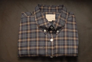 women's Band of Outsiders Boy. plaid cropped shirt 3  made in Italy - Picture 1 of 7