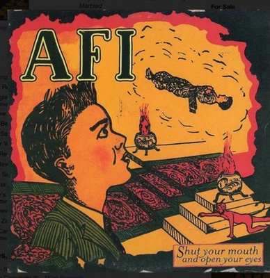 AFI - Shut Your Mouth And Open Your Eyes Vinyl LP Reissue SEALED MINT! - Image 1 of 3