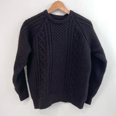 NOAH NYC Pescador Cable Suéter Talla Mediana Unisex Marrón Foto 1 de 4