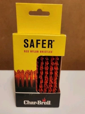 Char-Broil Safer Nylon Brush Red Nylon Bristles Replacement - Image 1 of 4
