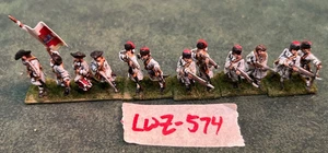 Lotto fanteria spagnola guerra di successione spagnola dipinti 15 mm LWZ-574 - Foto 1 di 1