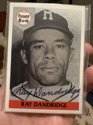1992 Front Row Sealed Ray Dandridge Autograph with COA Complete Card Set #/5000 - Image 1 of 3
