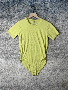 Free People Intimately In My Tee Bodysuit Light Green Yellow Top Crew T Shirt XS - Picture 1 of 6