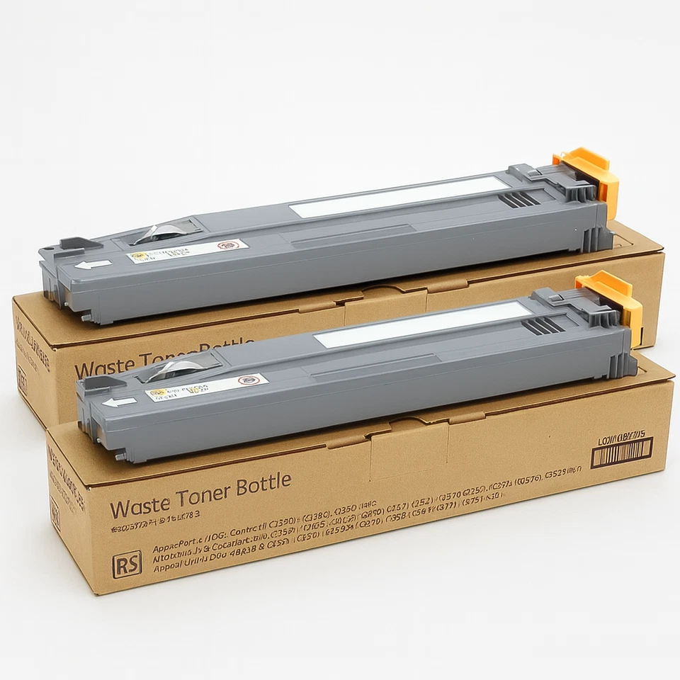 2x Compatible Fuji Xerox CWAA0751 Waste Toner Bottle 47K Pages ApeosPort DocuCen - Image 1 of 2