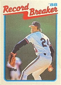 1988 Topps Record Breaker #6 Doug Jones Cleveland Indians Baseball Card