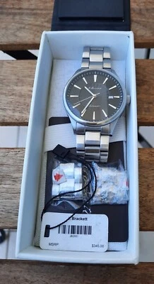 J. Brackett Navigli Black Dial 43 mm Automatic w Stainless Steel Bracelet JB2001 - Image 1 of 4