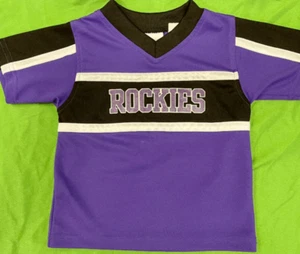 MLB Colorado Rockies Jersey-Style Top Toddler 24 months - Picture 1 of 3