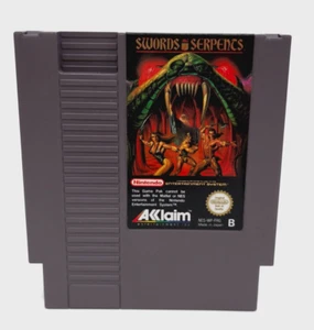 Swords And Serpents Nintendo NES Cartridge - Picture 1 of 3