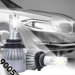 2017 Cree LED Headlight Kit 9005 HB3 H10 9140 9145 388W 6000K 38800LM Bulbs Pair - Picture 1 of 12