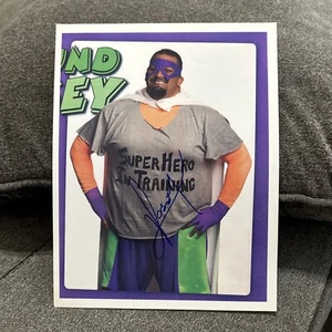 rosey signed Autogramm Original 2003 WWE Promo Super Hero WWF - Bild 1 von 1
