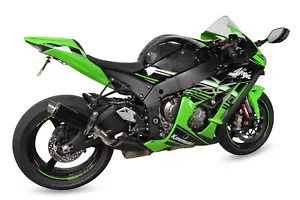 ZX10R Auspuff SP Engineering Ceramic Satin Black rund Stubby Moto GP 2016-2019 - Bild 1 von 8