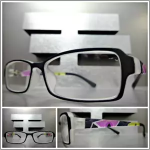 GAFAS PARA MUJER CON CLASE ELEGANTE MODERNO Lentes Transparentes Únicas Negro Moda Marco - Imagen 1 de 10