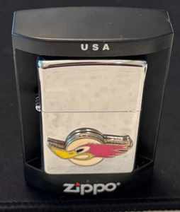 ZIPPO LIGHTER / THRUSH MUFFLERS, WOODPECKER (Boxed, Unused, Dated 2006) - Picture 1 of 7
