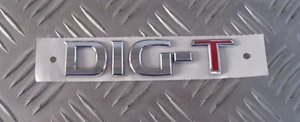 Nissan DIG-T Genuine Chrome Badge logo emblem Micra Juke,Qashqai, DIGT S/A decal - Picture 1 of 3