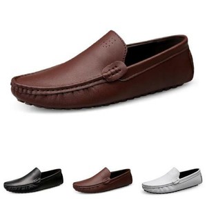 Mens Pumps Slip on Loafers Walking Faux Leather Driving Moccasins Shoes 38-47 L