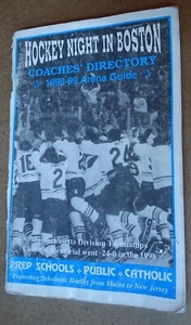 Hockey Night in Boston Coaches' Directory 1998-1999 Arena Guide (schools) - Picture 1 of 3