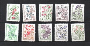 Andorra 1985 Set Flores/Flora Sellos franqueados (Michel P 53/62) MNH - Imagen 1 de 1