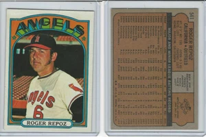 1972 Topps Baseball, #541 Roger Repoz, California Angels - Picture 1 of 1