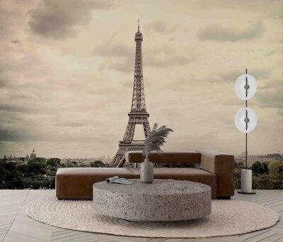 3D Sky Eiffel Tower Landscape Wall Murals Wallpaper Murals Wall Sticker - Image 1 of 4