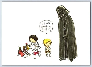 I don't want a sister Leila Vader & Son Postcard - Picture 1 of 2