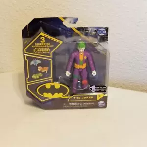 Figura The Joker 1ª Edición Batman Tech Wave Nueva 2021 Spin Master DC 3.75" 4" - Imagen 1 de 3