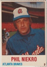 PHIL NIEKRO; 1978 Hostess Baseball Cards # 122