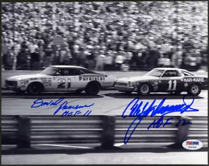 David Pearson Cale Yarborough DUAL SIGNED 8x10 Photo NASCAR PSA/DNA AUTOGRAPHED - Picture 1 of 1
