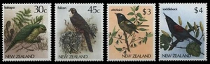 Nueva Zelanda 1986 - Mi-N.o 960-961 y 962-963 ** - Estampillada sin montar o nunca montada - Pájaros / Pájaros - Imagen 1 de 1