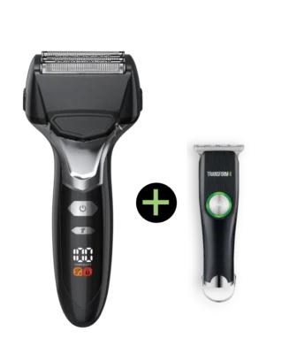 New Transform-U 5 Blade Wet & Dry Electric Shaver & Mini Trimmer Combo - image 1 of 4